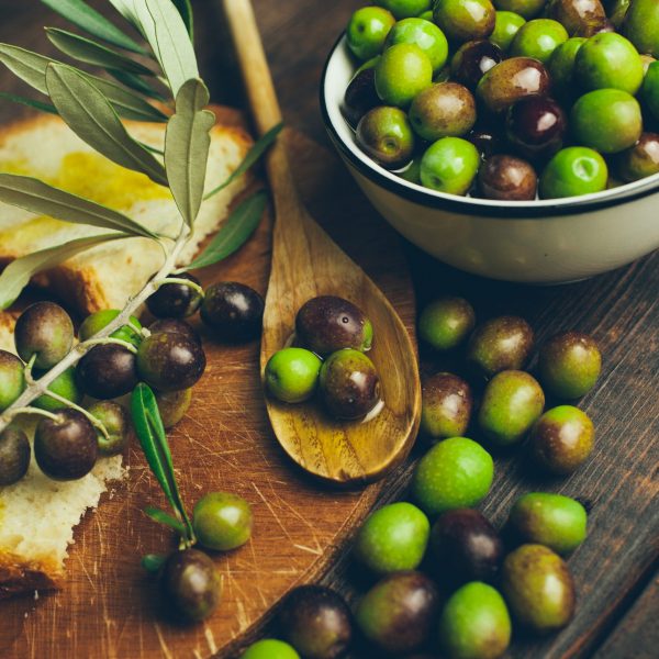 pane olio e olive